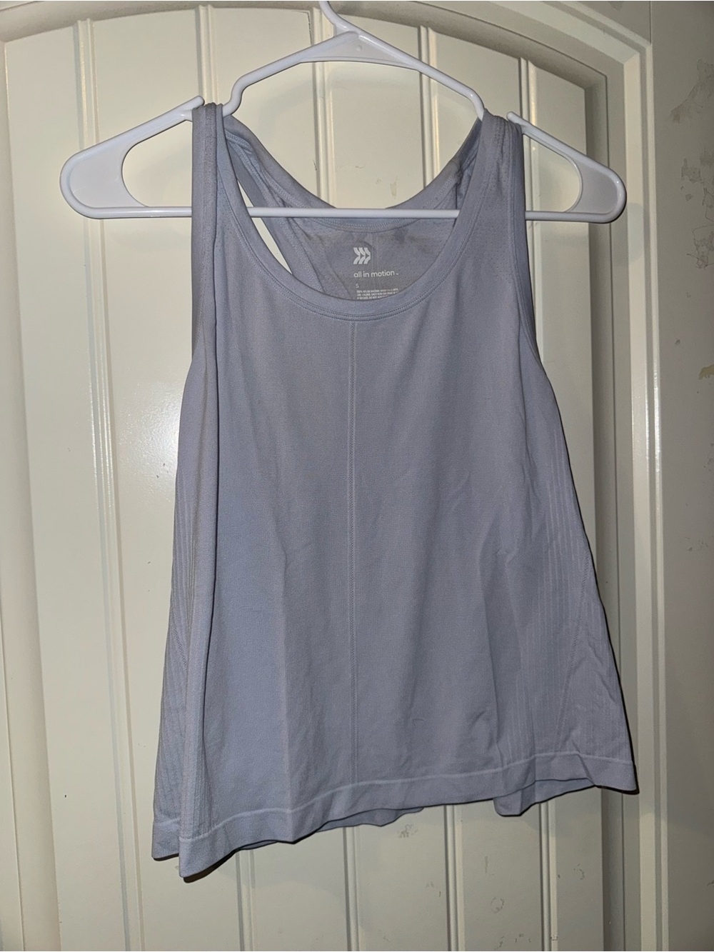 All in Motion Women's Light Blue Racerback Active Tank